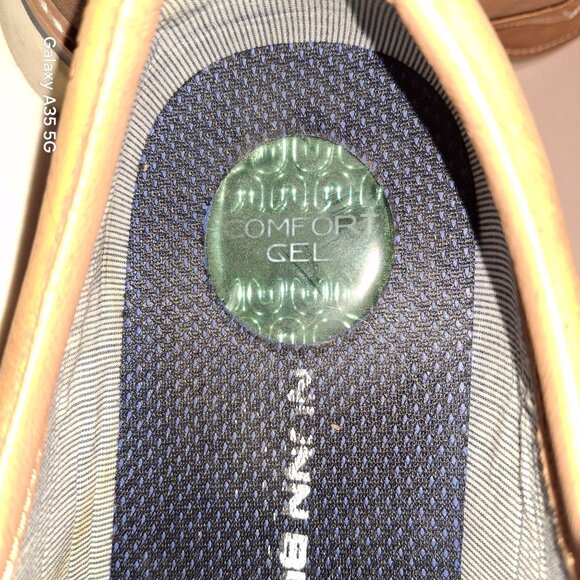 Nunn & Bush Cadet Plain Toe Oxford Brown Lace-Up Shoes With Textured Design & Co - Picture 7 of 10